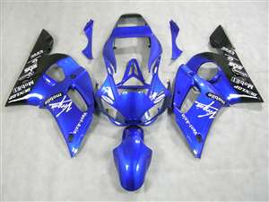 Motorcycle Fairings Kit - 1998-2002 Yamaha YZF R6 Blue Virgin Mobile Fairings | NY69802-11