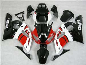 Motorcycle Fairings Kit - 1998-2002 Yamaha YZF R6 Red/White/Black Motorcycle Fairings | NY69802-19