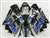 Motorcycle Fairings Kit - 1998-2002 Yamaha YZF R6 Blue Tribal Fairings | NY69802-20