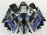 Motorcycle Fairings Kit - 1998-2002 Yamaha YZF R6 Blue Tribal Fairings | NY69802-20