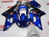 Motorcycle Fairings Kit - 1998-2002 Yamaha YZF R6 Blue Black Fairings | NY69802-28