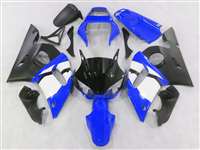 Motorcycle Fairings Kit - 1998-2002 Yamaha YZF R6 Hybrid Blue Fairings | NY69802-4