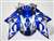 Motorcycle Fairings Kit - 1998-2002 Yamaha YZF R6 Crazy Tribal Fairings | NY69802-7