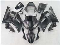 Motorcycle Fairings Kit - 1998-2002 Yamaha YZF R6 Matte Black Motorcycle Fairings | NY69802-8