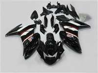 Motorcycle Fairings Kit - 2009-Present Yamaha FZ6R Black OEM Style Fairings | NYF0916-5