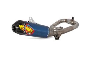 FMF Factory 4.1 RCT Full System Anodized Titanium with Carbon End Cap
