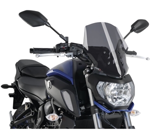 Puig Naked New Generation for Yamaha MT-07 2018-2021 - Dark Smoke