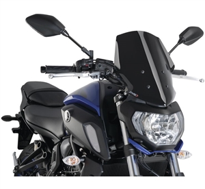 Puig Naked New Generation for Yamaha MT-07 2018-2021 - Black