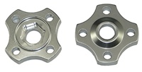 Preload Adjusters (2 pack), Anodized Silver Aluminum (Product code: PAD201S)