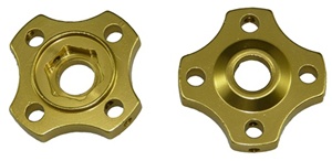 Preload Adjusters (2 pack), Anodized Gold Aluminum (Product code: PAD301G)