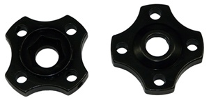Preload Adjusters (2 pack), Anodized Black Aluminum (Product code: PAD401BL)