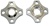 Preload Adjusters (2 pack), Chrome Aluminum (Product code: PAD401CH)