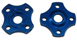 Preload Adjusters (2 pack), Anodized Blue Aluminum (Product code: PAD501BU)