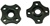 Preload Adjusters (2 pack), Anodized Black Aluminum (Product code: PAD601GM)