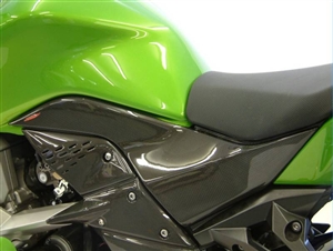 Kawasaki Z750 Powerbronze Upper Side Panels (pair) Carbon Fiber (2007+)