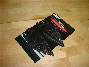 Kawasaki Z1000 Heel Plates 100% Carbon Fiber (2007-2009)