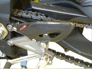 Triumph Street Triple Heel Plates (2008-2010) Carbon Fiber