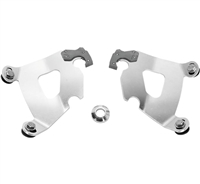 Memphis Shades Cafe Fairings Trigger Lock Mounting Kits Plates Only, Polished