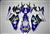 Motorcycle Fairings Kit - 2017-2021 Yamaha YZF-R6 Blue/White Custom Fairings | R6791