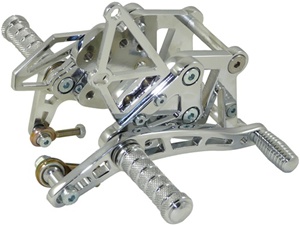 Rear Set for the Honda CBR 600RR (03-06), Chrome (product code: RS4040CH)