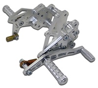 Rear Set for the Honda CBR 600RR 2007-2012 Silver (product code: RS4041S)