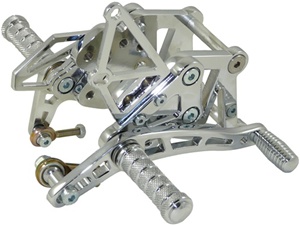 Rear Set for the Suzuki GSXR 600/750 (06-10), Chrome (product code: RS4045CH)