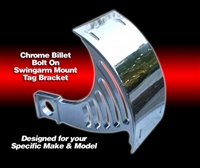 Chrome License Plate Bracket