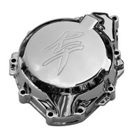 Suzuki Hayabusa Stator Cover Chrome Plated With RT Kanji