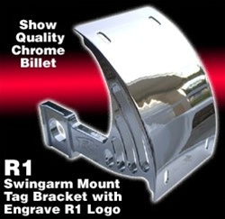 Chrome License Plate Bracket