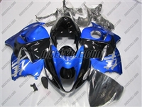 Motorcycle Fairings Kit - 2005 Suzuki GSXR 1300 Hayabusa Metallic Blue/Black Fairings | # RWCMS3149