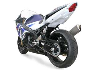 Hotbodies SUZUKI GSX-R1000 (03-04) ABS Undertail w/ Built In LED Signal Lights - Black