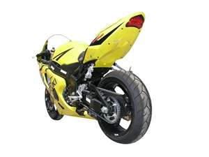 Hotbodies SUZUKI GSX-R 600/750 (04-05) ABS Undertail w/ Built In LED Signal Lights - UNPAINTED