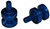 SWINGARM SPOOLS (2 PACK) Anodized BLUE Aluminum (Product code: SAS301BU)