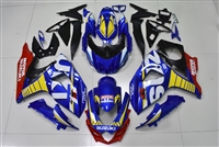 Motorcycle Fairings Kit - 2009-2016 Suzuki GSXR 1000 Blue Motul/ Race Fairings | SG19162