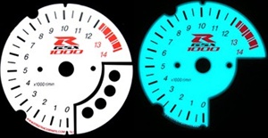 Suzuki GSXR 1000 03-04 Standard Style Illumiglo Gauges (Product Code # SRP0761)