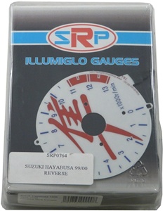 Suzuki Hayabusa 99-00 Reverse Style Illumiglo Gauges (Product Code # SRP0764)