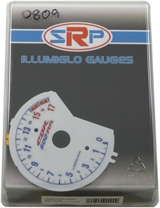 HONDA CBR600RR 07-08 REVERSE STYLE ILLUMIGLOW FACE GAUGE (Product Code # SRP0809)