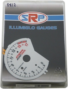 HONDA CBR 600RR 07-08  STANDARD-HISS ILLUMIGLOW FACE GAUGE (Product Code # SRP0812)