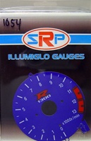 BLUE Suzuki Hayabusa 1999-2007 Universal Gauges Reverse Style Illumiglo (Product Code # SRP1054)