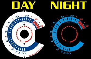 Suzuki GSXR 600 (08-10) Reverse Style White Illumiglo Gauges (Product Code # SRP1111)