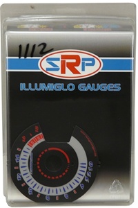 Suzuki GSXR 600 08-10 Reverse-Black Style Illumiglo Gauges (Product Code # SRP1112)