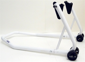 Rear Motorcycle Stand, White (product code: ST605W)