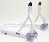 Front Motorcycle Stand, White (product code: ST700W)