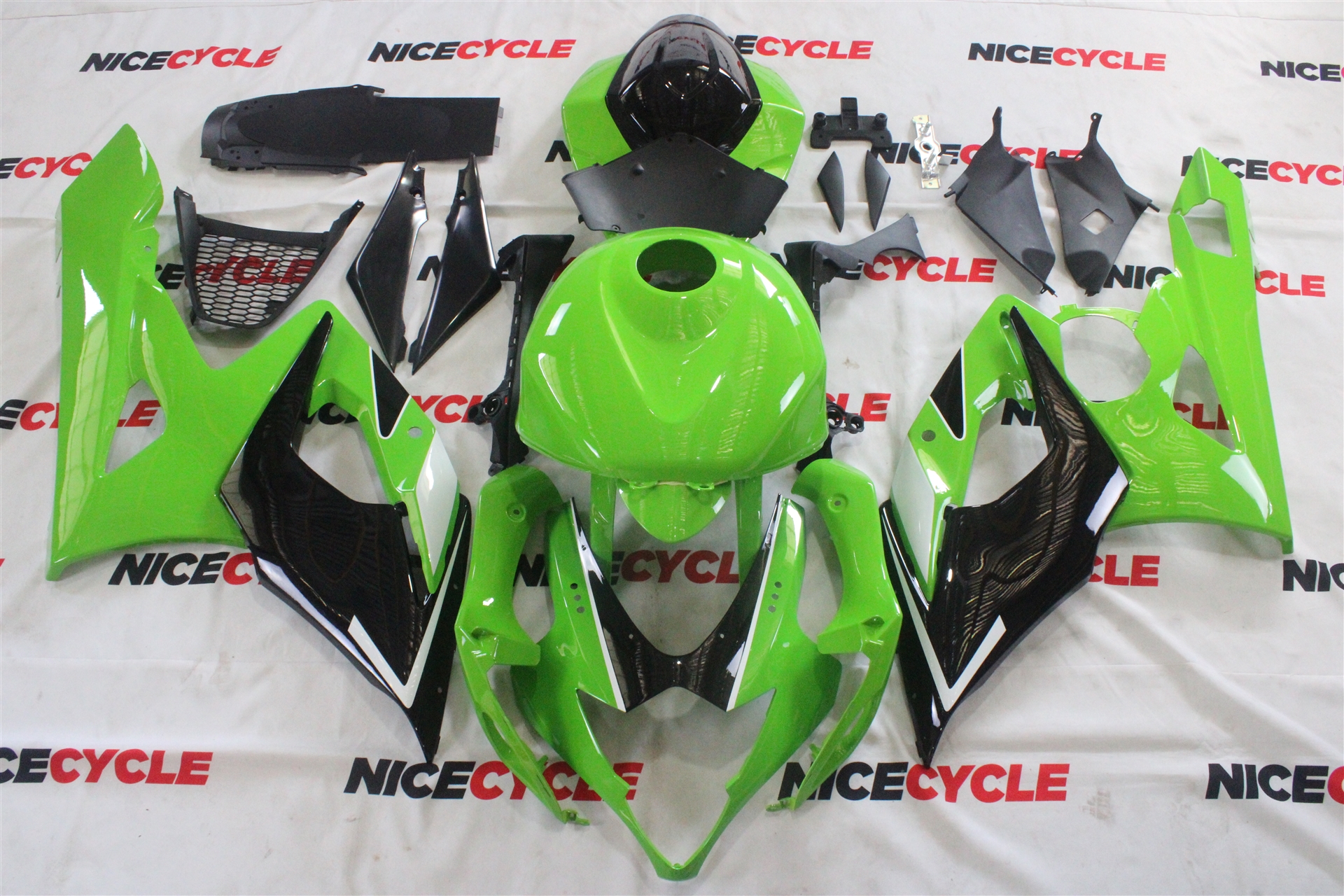 Suzuki GSX-R 1000 Neon Green Fairings