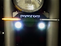 HONDA VT750 PHANTOM 2007-Present LITE UP LOGO RAZOR TURN SIGNAL BARS WITH LED FOG LIGHTS