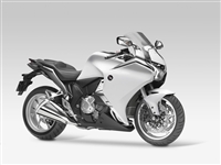 Glossy White Honda VFR 1200 Motorcycle Fairings