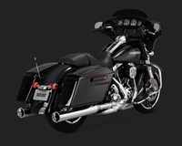 Harley Touring Chrome Monster Rounds Exhaust