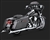 Harley Touring Chrome Dresser Duals Exhaust