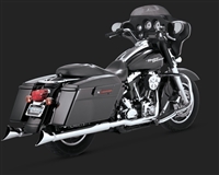 Harley Touring Chrome Dresser Duals Exhaust