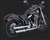 Harley Softail Twin Slash 3" Slip Ons Exhaust